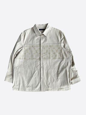 Louis Vuitton Beige Monogram Overshirt